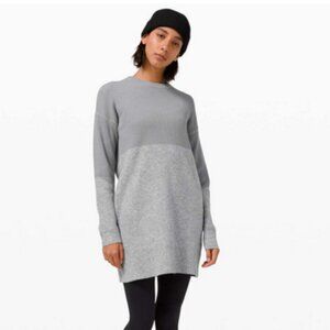 Lululemon Restful Intention Sweater Rhino Grey / Heathered Rhino Grey